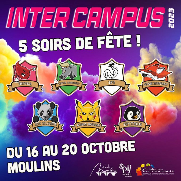 Participation de l’association LGBT+ Aux Mille Couleurs à l'Inter-Campus de Moulins. Association présente et active sur tout le département de l’Allier (03). L’association a pour but de donner de la visibilité à la communauté LGBT, de lutter contre l’exclusion des personnes lesbiennes, homosexuels (Gay), bisexuel, transsexuel, et toutes les autres identités. Aux Mille Couleurs a trois antennes sur le département, une à Moulins, une à Vichy et une à Saint-Pourçain-sur-Sioule.