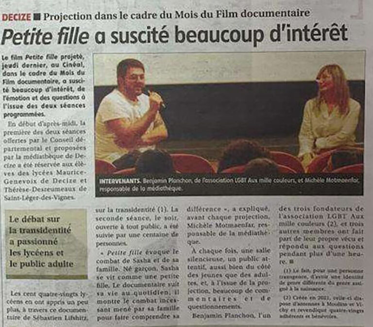 Projection dans le cadre du Mois du Film Documentaire