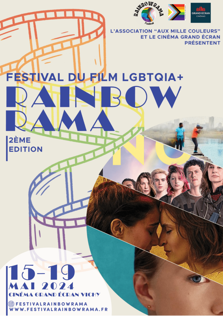 Affiche du festival LGBT Rainbowrama 2024